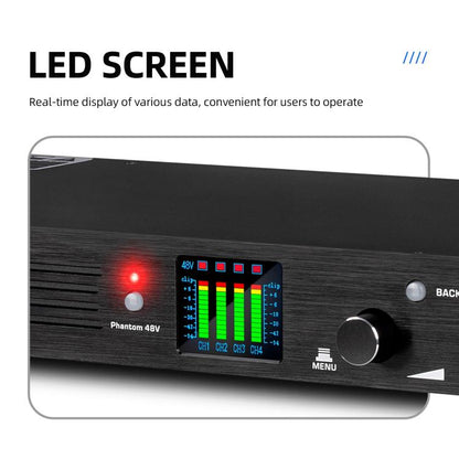 DEBRA FBX4040 DSP Feedback Suppressor Microphone Anti-howling Audio Processor(AU Plug) - Live Sound Effects Processors by DEBRA | Online Shopping UK | buy2fix