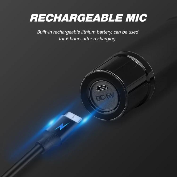 DEBRA A-25 UHF Wireless Rechargeable Microphone System for Stage KTV, Model:Two Mic(Gold) - Microphone by DEBRA | Online Shopping UK | buy2fix