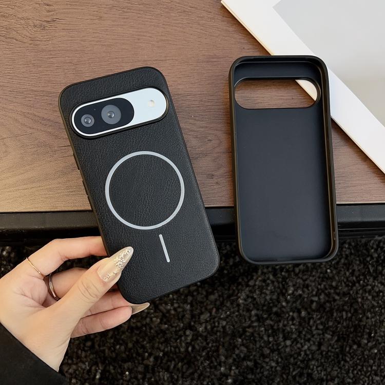 For Google Pixel 10 / 10 Pro Crazy Horse Texture MagSafe Phone Case(Black) - Google Cases by buy2fix | Online Shopping UK | buy2fix