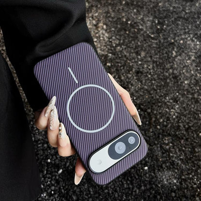 For Google Pixel 10 / 10 Pro Carbon Fiber Texture MagSafe Phone Case(Black) - Google Cases by buy2fix | Online Shopping UK | buy2fix