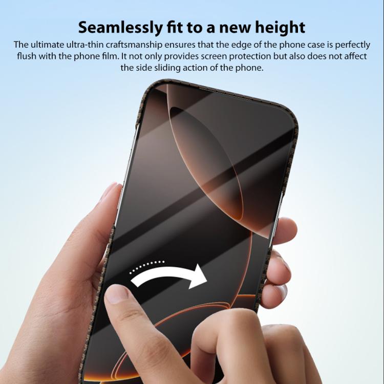 For iPhone 17 Pro Max Metal Frame Nanofiber MagSafe Magnetic Phone Case(Red) - iPhone 17 Pro Max Cases by buy2fix | Online Shopping UK | buy2fix