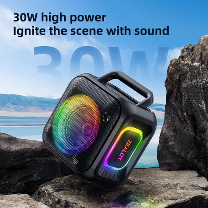 Zealot PT01 30W Portable Outdoor IPX6 RGB Stereo Bluetooth Speaker(Blue) - Waterproof Speaker by ZEALOT | Online Shopping UK | buy2fix