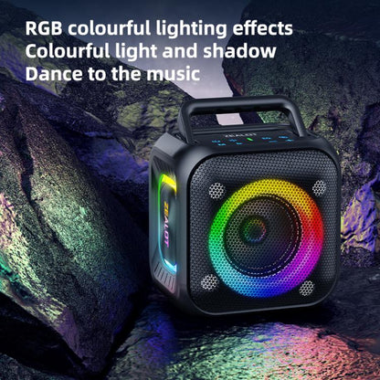 Zealot PT01 30W Portable Outdoor IPX6 RGB Stereo Bluetooth Speaker(Blue) - Waterproof Speaker by ZEALOT | Online Shopping UK | buy2fix