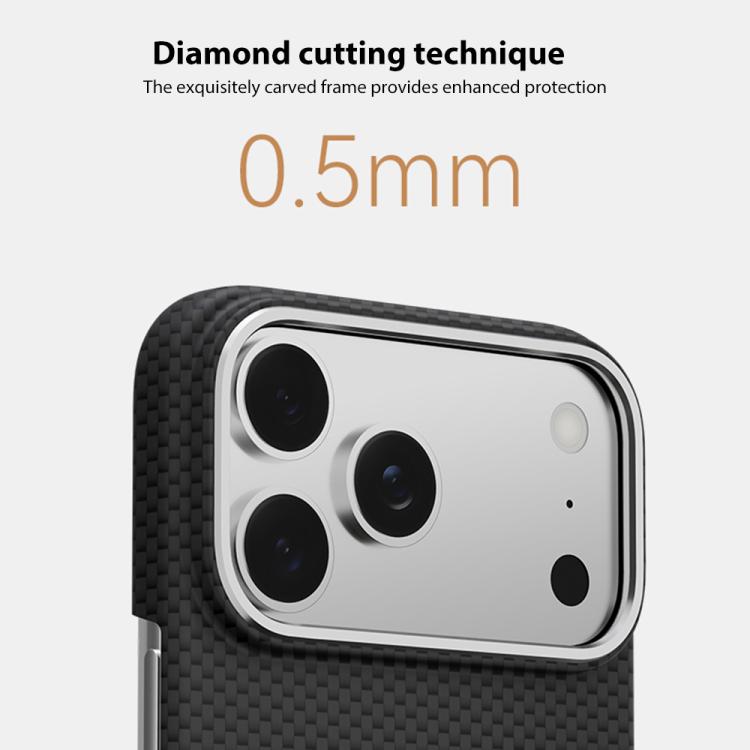 For iPhone 17 Pro Max Nanofiber MagSafe Magnetic Phone Case(Black) - iPhone 17 Pro Max Cases by buy2fix | Online Shopping UK | buy2fix