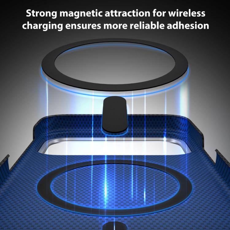 For iPhone 17 Pro Max Nanofiber MagSafe Magnetic Phone Case(Red) - iPhone 17 Pro Max Cases by buy2fix | Online Shopping UK | buy2fix