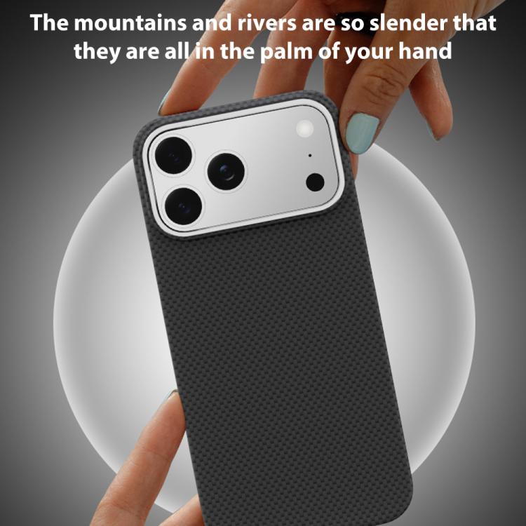 For iPhone 17 Pro Max Nanofiber MagSafe Magnetic Phone Case(Brown) - iPhone 17 Pro Max Cases by buy2fix | Online Shopping UK | buy2fix