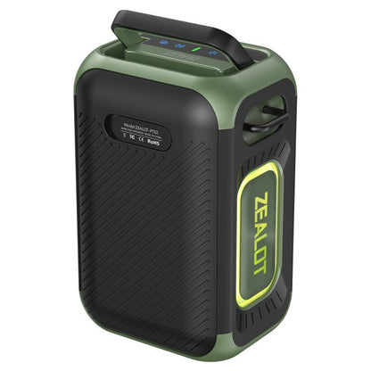 Zealot PT02 60W Portable Outdoor RGB Colorful Light Stereo Bluetooth Speaker(Green) - Waterproof Speaker by ZEALOT | Online Shopping UK | buy2fix