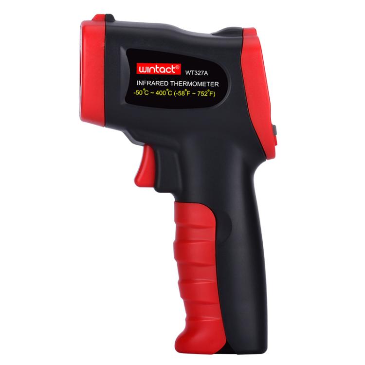 Wintact WT327A portable infrared thermometer, measuring range: -50 to 400 degrees Celsius(Black Red) - Thermostat & Thermometer by Wintact | Online Shopping UK | buy2fix