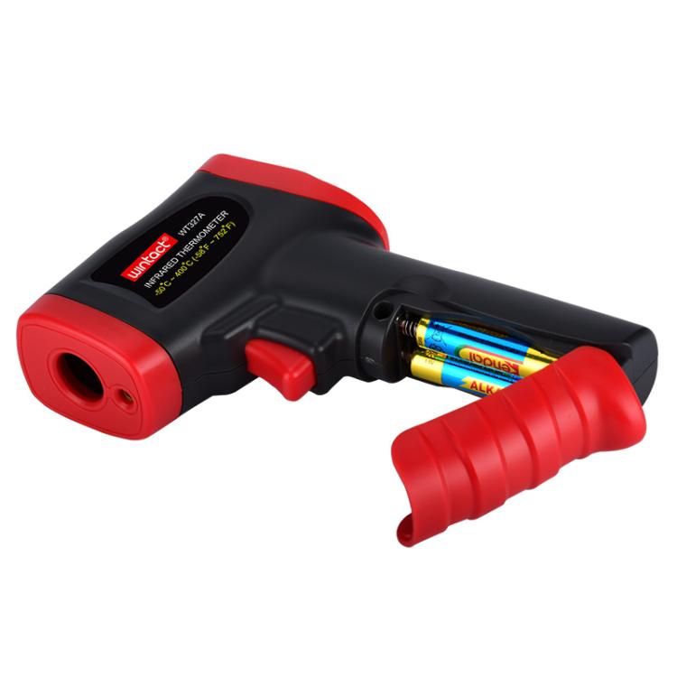 Wintact WT327A portable infrared thermometer, measuring range: -50 to 400 degrees Celsius(Black Red) - Thermostat & Thermometer by Wintact | Online Shopping UK | buy2fix