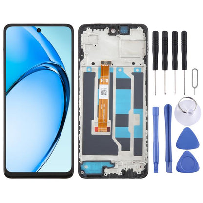 For OPPO A3 5G CPH2683 OEM LCD Screen Digitizer Full Assembly with Frame - LCD Screen by buy2fix | Online Shopping UK | buy2fix