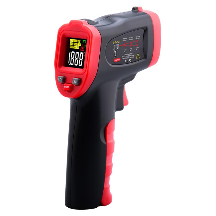 Wintact WT327B portable infrared thermometer, measuring range: -50 to 600 degrees Celsius(Black Red) - Thermostat & Thermometer by Wintact | Online Shopping UK | buy2fix