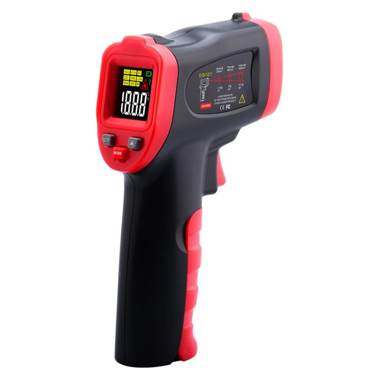 Wintact WT327C portable infrared thermometer, measuring range: -50 to 800 degrees Celsius(Black Red) - Thermostat & Thermometer by Wintact | Online Shopping UK | buy2fix