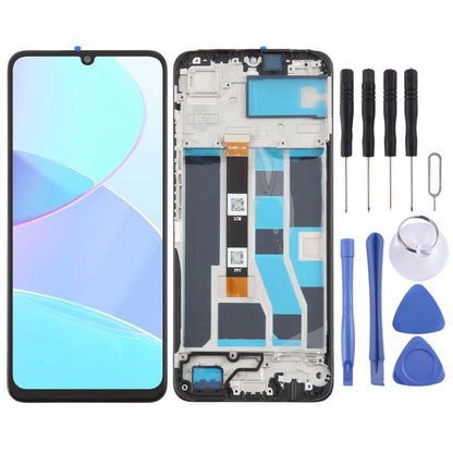 For Realme Note 50 4G RMX3834 OEM LCD Screen Digitizer Full Assembly with Frame - LCD Screen by buy2fix | Online Shopping UK | buy2fix