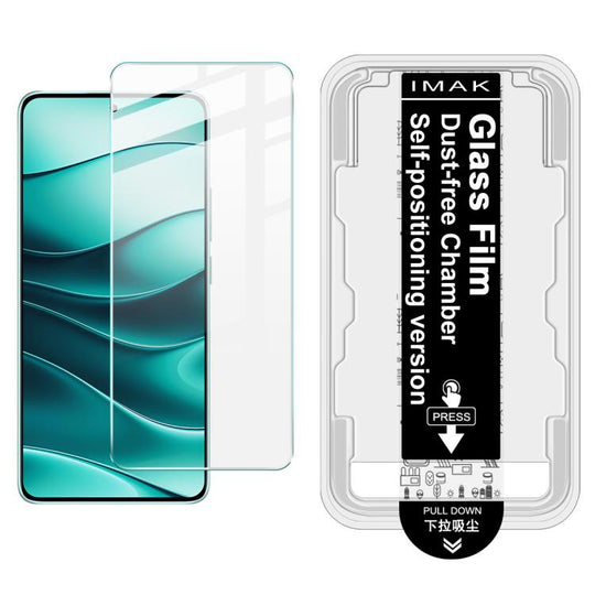 For Redmi Note 14 5G Global imak Dust-free Chamber Locator H Series Tempered Glass Film