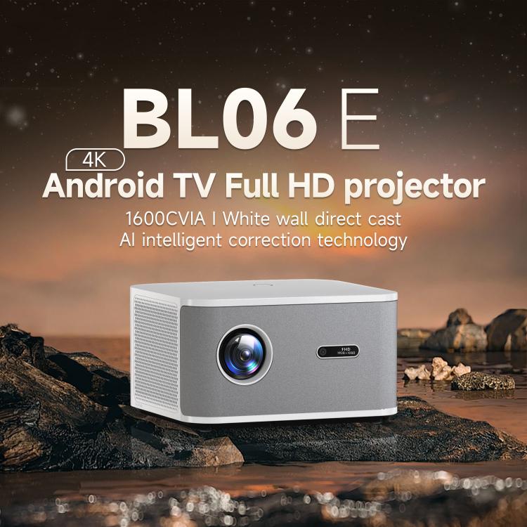 WOWOTO WWT-BL06E Android 9.0 4.45 inch LCD Display 1920x1080P 1000ANSI Smart Projector(US Plug) - LED Projector by WOWOTO | Online Shopping UK | buy2fix