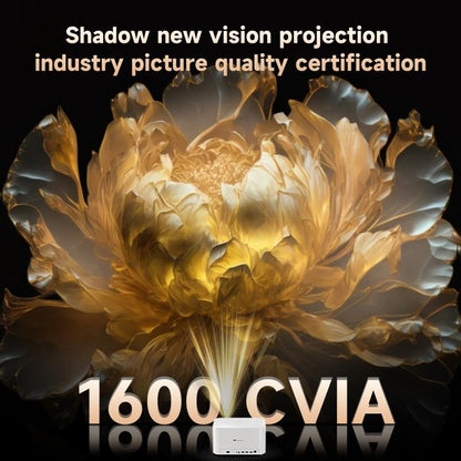 WOWOTO WWT-BL06E Android 9.0 4.45 inch LCD Display 1920x1080P 1000ANSI Smart Projector(US Plug) - LED Projector by WOWOTO | Online Shopping UK | buy2fix