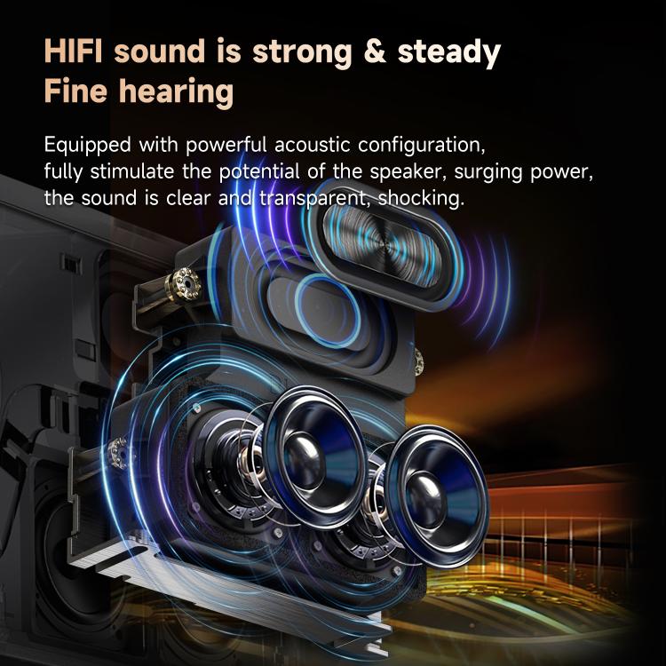 WOWOTO WWT-BL06E Android 9.0 4.45 inch LCD Display 1920x1080P 1000ANSI Smart Projector(US Plug) - LED Projector by WOWOTO | Online Shopping UK | buy2fix