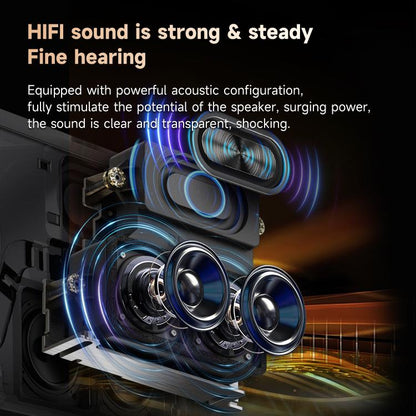 WOWOTO WWT-BL06E Android 9.0 4.45 inch LCD Display 1920x1080P 1000ANSI Smart Projector(UK Plug) - LED Projector by WOWOTO | Online Shopping UK | buy2fix