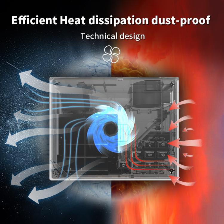 WOWOTO WWT-BL02E Android 9.0 LCD Display 1280x720P 150ANSI Smart Projector(EU Plug) - LED Projector by WOWOTO | Online Shopping UK | buy2fix