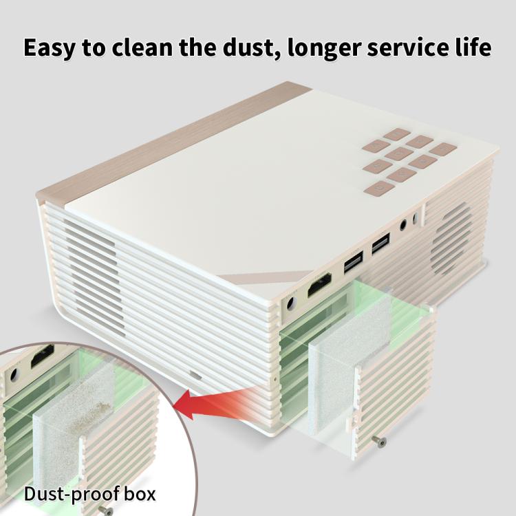 WOWOTO WWT-BL02E Android 9.0 LCD Display 1280x720P 150ANSI Smart Projector(UK Plug) - LED Projector by WOWOTO | Online Shopping UK | buy2fix