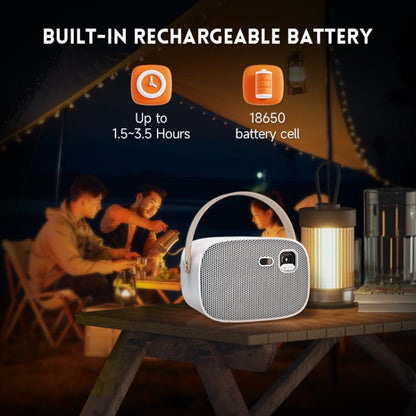 WOWOTO WWT-M8 Android 9 DLP 1920x1080P HD 300ANSI Smart Projector(US Plug) - LED Projector by WOWOTO | Online Shopping UK | buy2fix