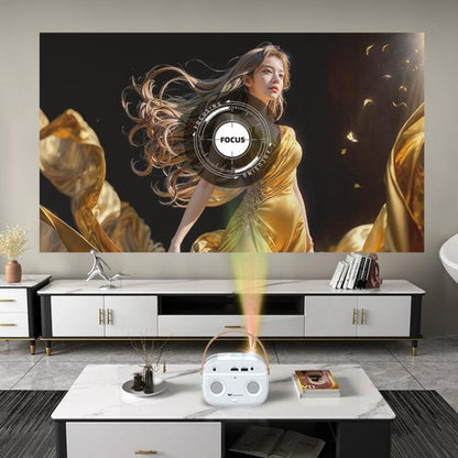 WOWOTO WWT-M8 Android 9 DLP 1920x1080P HD 300ANSI Smart Projector(US Plug) - LED Projector by WOWOTO | Online Shopping UK | buy2fix