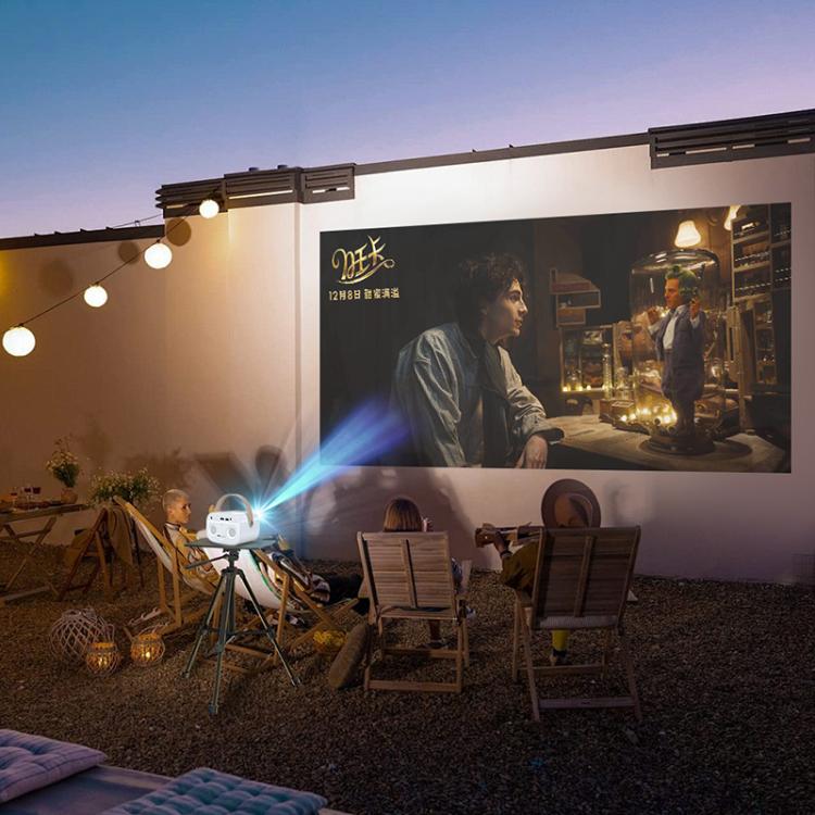 WOWOTO WWT-M8 Android 9 DLP 1920x1080P HD 300ANSI Smart Projector(EU Plug) - LED Projector by WOWOTO | Online Shopping UK | buy2fix