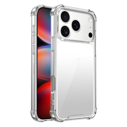 For iPhone 18 Pro Max / 17 Pro Max Four-corner Shockproof Acrylic +TPU Phone Case(Transparent)