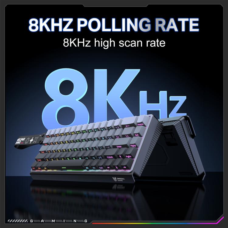 ONIKUMA G69 68 Keys RGB Lighting Wired Magnetic Axis Keyboard(Black) - Wired Keyboard by ONIKUMA | Online Shopping UK | buy2fix