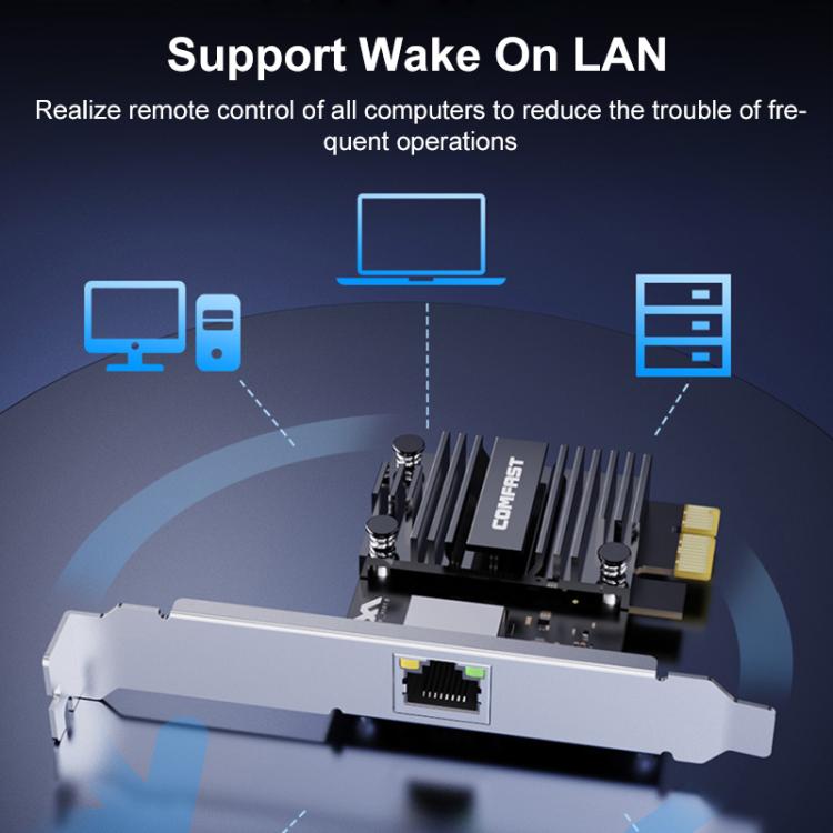 COMFAST CF-P50 Driver-free Gigabit Network Card Built-in PCI-E Ethernet LAN Adapter For Desktop Computers - Add-on Cards by COMFAST | Online Shopping UK | buy2fix