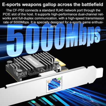 COMFAST CF-P50 Driver-free Gigabit Network Card Built-in PCI-E Ethernet LAN Adapter For Desktop Computers - Add-on Cards by COMFAST | Online Shopping UK | buy2fix