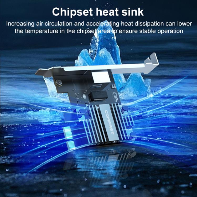 COMFAST CF-P50 Driver-free Gigabit Network Card Built-in PCI-E Ethernet LAN Adapter For Desktop Computers - Add-on Cards by COMFAST | Online Shopping UK | buy2fix