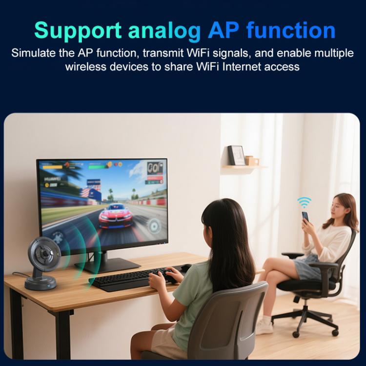 COMFAST CF-986BE Directional Network Card WiFi-7 Gaming 6500M Gigabit USB Network Adapter(Black) - USB Network Adapter by COMFAST | Online Shopping UK | buy2fix