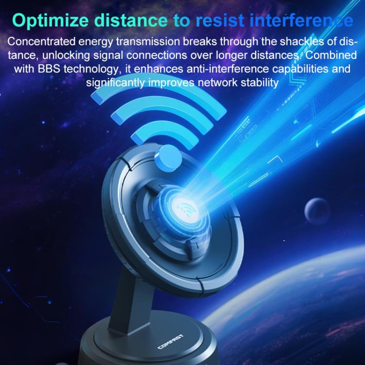 COMFAST CF-986BE Directional Network Card WiFi-7 Gaming 6500M Gigabit USB Network Adapter(Black) - USB Network Adapter by COMFAST | Online Shopping UK | buy2fix