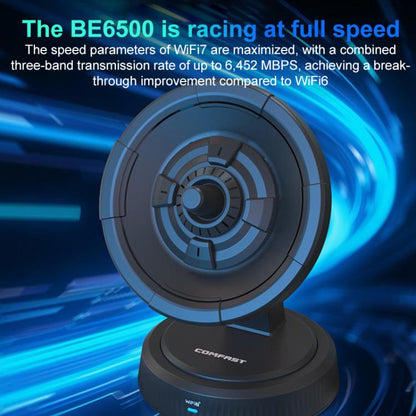 COMFAST CF-986BE Directional Network Card WiFi-7 Gaming 6500M Gigabit USB Network Adapter(Black) - USB Network Adapter by COMFAST | Online Shopping UK | buy2fix