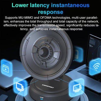 COMFAST CF-986BE Directional Network Card WiFi-7 Gaming 6500M Gigabit USB Network Adapter(Black) - USB Network Adapter by COMFAST | Online Shopping UK | buy2fix