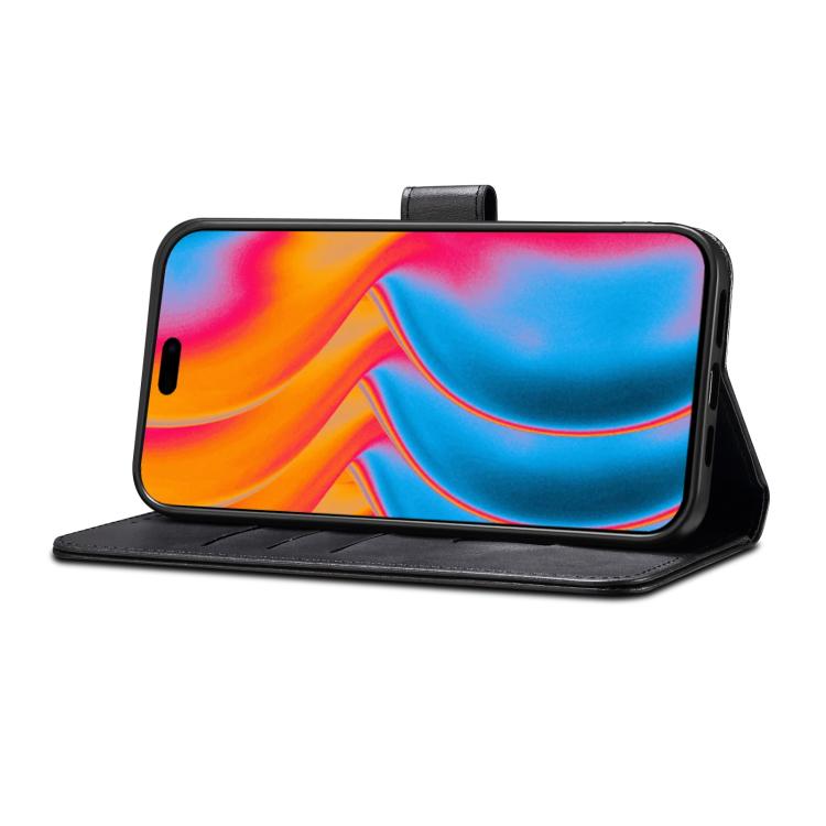 For iPhone Air GUSSIM Magnetic Horizontal Flip Leather Phone Case(Black) - iPhone Air Cases by GUSSIM | Online Shopping UK | buy2fix