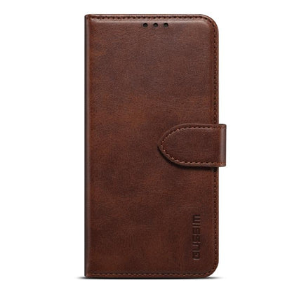 For iPhone Air GUSSIM Magnetic Horizontal Flip Leather Phone Case(Dark Brown) - iPhone Air Cases by GUSSIM | Online Shopping UK | buy2fix