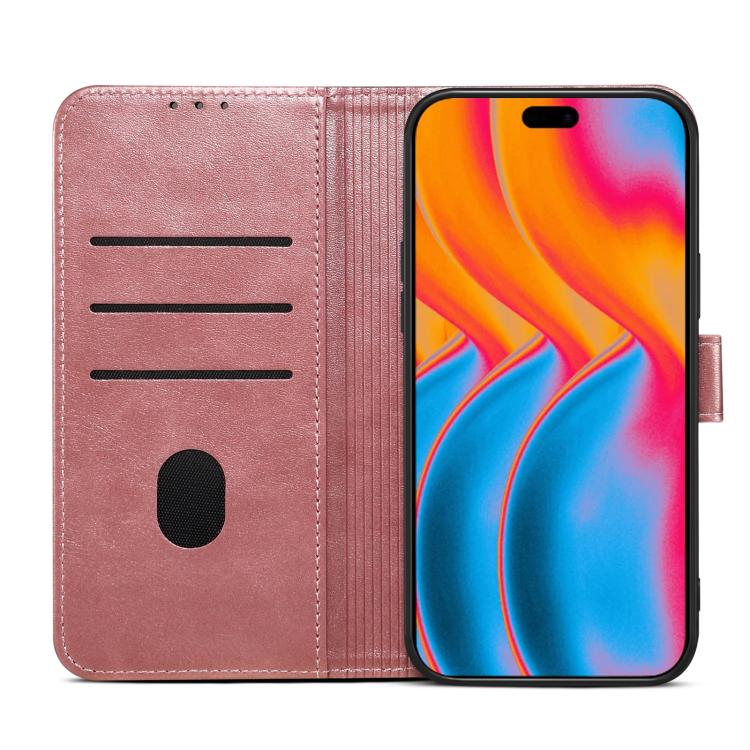 For iPhone Air GUSSIM Magnetic Horizontal Flip Leather Phone Case(Rose Gold) - iPhone Air Cases by GUSSIM | Online Shopping UK | buy2fix