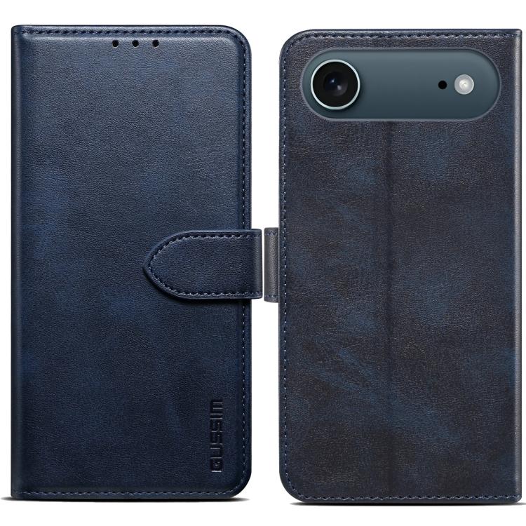 For iPhone Air GUSSIM Magnetic Horizontal Flip Leather Phone Case(Blue) - iPhone Air Cases by GUSSIM | Online Shopping UK | buy2fix