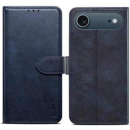 For iPhone Air GUSSIM Magnetic Horizontal Flip Leather Phone Case(Blue) - iPhone Air Cases by GUSSIM | Online Shopping UK | buy2fix