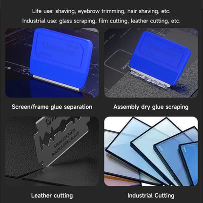 Mechanic Mag-10 Double-Sided Blade Magnetic Handle with 20pcs Blades - Tool Kits by MECHANIC | Online Shopping UK | buy2fix