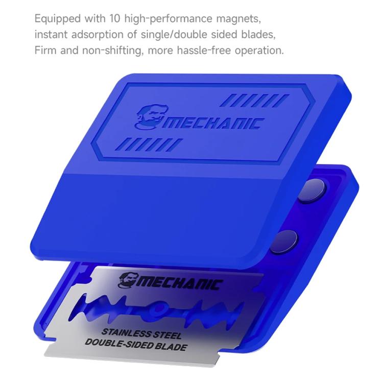 Mechanic Mag-10 Double-Sided Blade Magnetic Handle with 20pcs Blades - Tool Kits by MECHANIC | Online Shopping UK | buy2fix