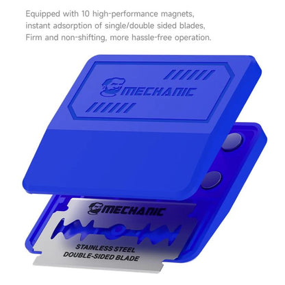 Mechanic Mag-10 Double-Sided Blade Magnetic Handle with 20pcs Blades - Tool Kits by MECHANIC | Online Shopping UK | buy2fix