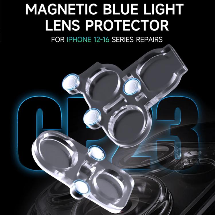 Mechanic CP23 Magnetic Blue Light Lens Cover Protector for iPhone 12-16 Pro Max - Others by MECHANIC | Online Shopping UK | buy2fix
