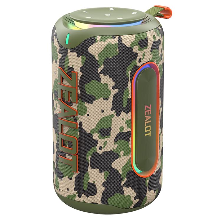 Zealot MP1 60W Portable Outdoor RGB Bluetooth Speaker(Camouflage) - Desktop Speaker by ZEALOT | Online Shopping UK | buy2fix