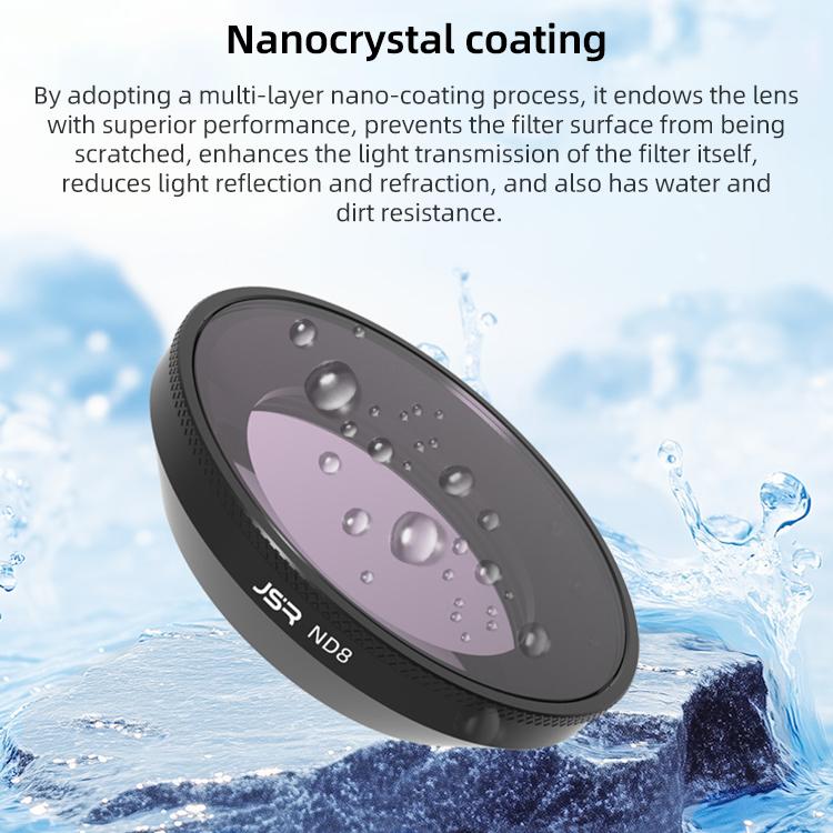 For Insta360 GO Ultra JSR LH Series Lens Filter, Filter:ND64PL - Len Accessories by JSR | Online Shopping UK | buy2fix