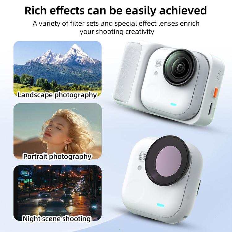 For Insta360 GO Ultra JSR LH Series Lens Filter, Filter:4 in 1 ND8-64PL - Len Accessories by JSR | Online Shopping UK | buy2fix