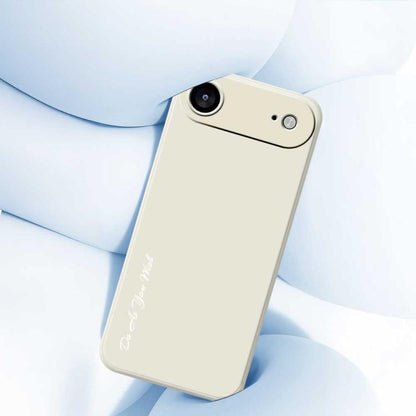 For iPhone Air Do As You Wish A1440 Fine Hole Straight Edge Silicone Phone Case(White) - iPhone Air Cases by Do As You Wish | Online Shopping UK | buy2fix