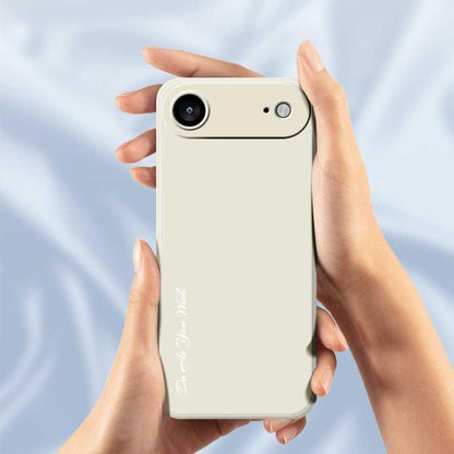 For iPhone Air Do As You Wish A1440 Fine Hole Straight Edge Silicone Phone Case(White) - iPhone Air Cases by Do As You Wish | Online Shopping UK | buy2fix